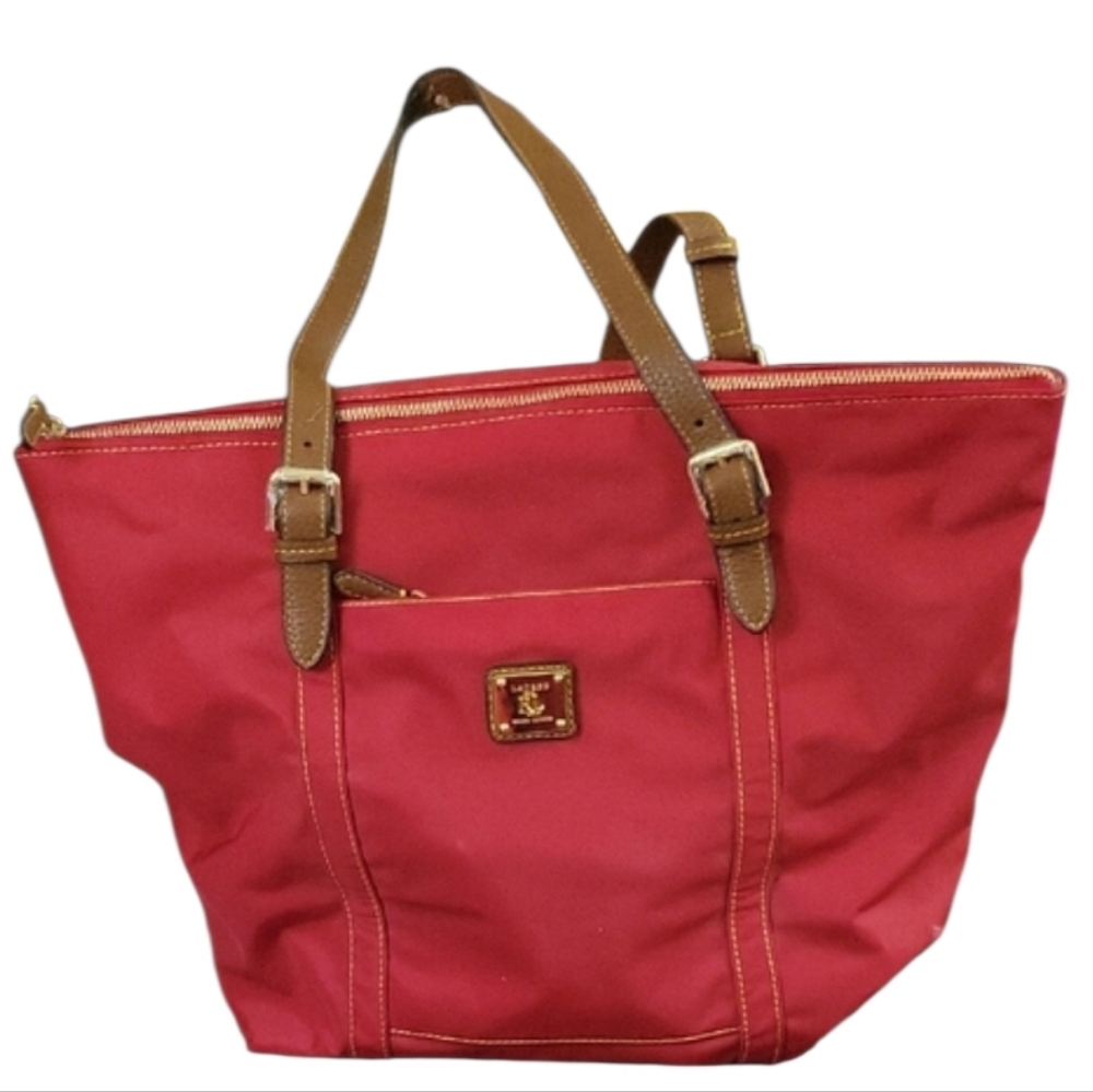 Lauren Ralph Lauren Red Tote Bag